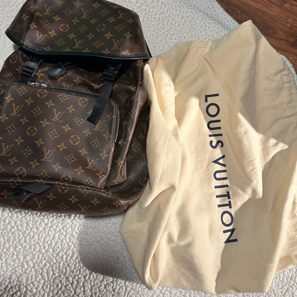 SOLD - Louis Vuitton Monogram Macassar Zack backpack - Picture 1 of 11